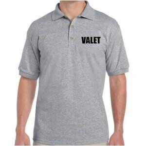 Valet Parking Driver Uniform Polo Shirt Boy's Youth XL Event Wedding Party Staff